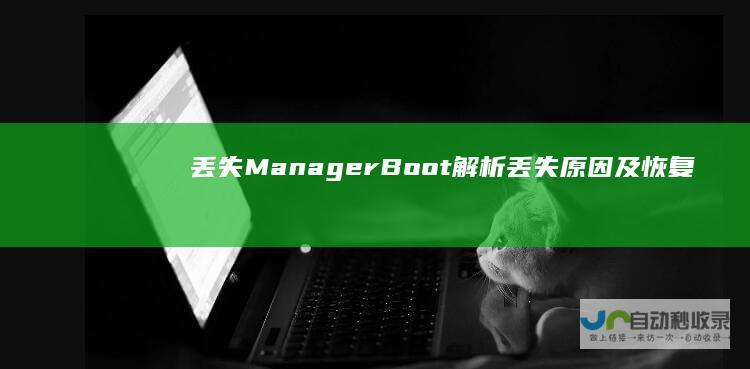 丢失 Manager Boot 解析丢失原因及恢复方法 Windows 系统启动故障