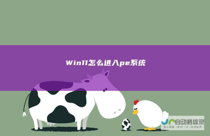 Win11怎么进入pe系统