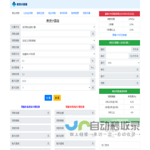 房贷计算器2025