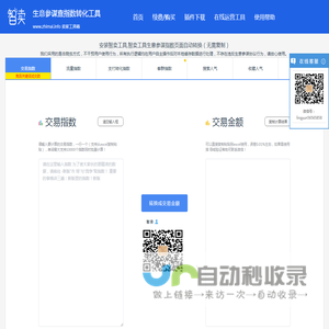 知卖工具·智卖插件·生意参谋指数还原工具-首页·官网