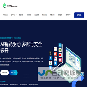 拉力猫防关联浏览器-跨境电商指纹浏览器,多平台账号矩阵管理