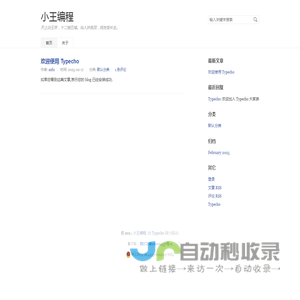 小王编程