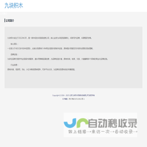 北京九块积木网络科技有限公司