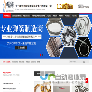 泛塞封弹簧定做