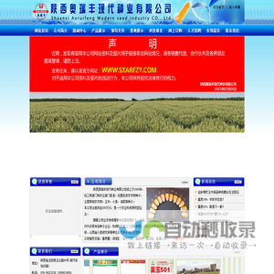 陕西奥瑞丰现代种业有限公司陕西种子公司,咸阳种业公司,陕西高产玉米种子,高产玉米新品种