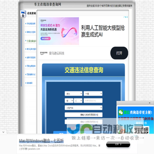交通违章查询