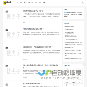 搜夫子 - 网站建设_SEO网站优化_私域推广_SEO教程_SEO学习