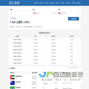 美元兑人民币汇率换算查询