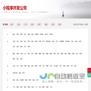 小程序开发公司