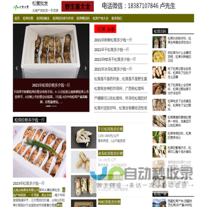2023松茸价格多少钱一斤